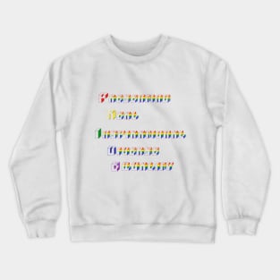 PRIDE- Colourful-Rainbow- 3D Crewneck Sweatshirt